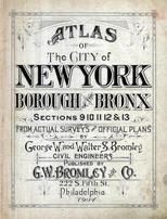 Bronx Borough 1904 Sections 9, 10, 11, 12 and 13 